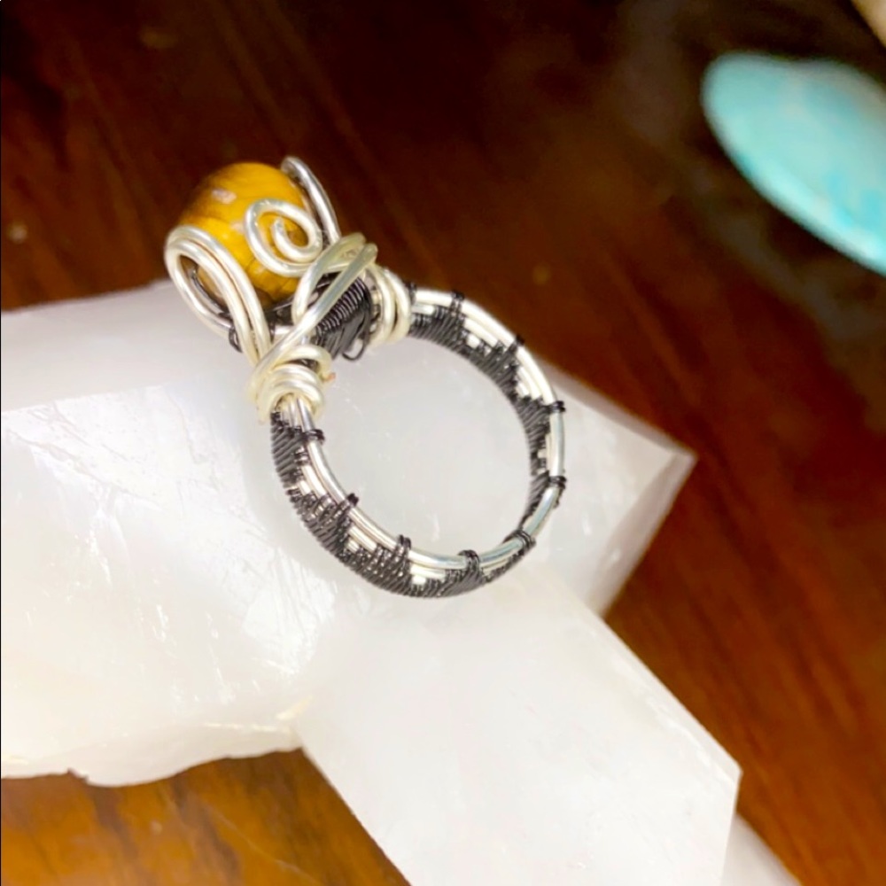 Tigers eye ring